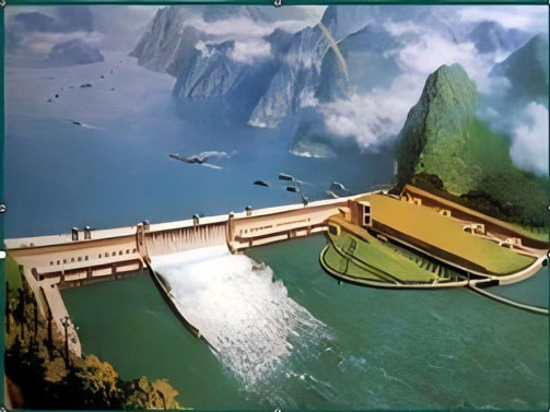 山峡工程左岸电站